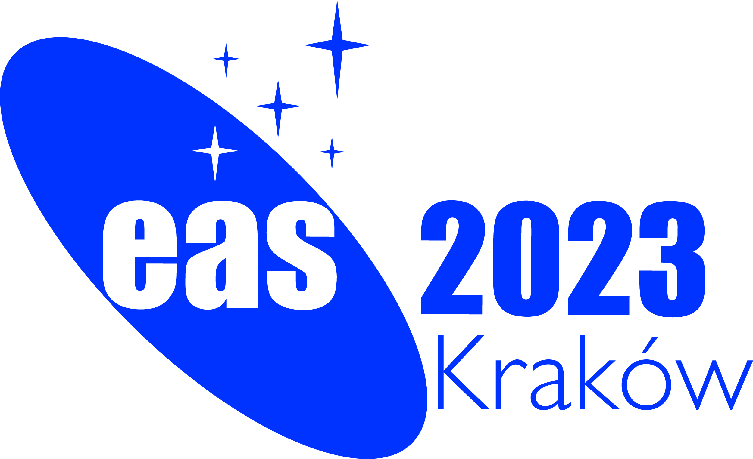 Baner konferencji EAS w Krakowie z datą 2023 roku