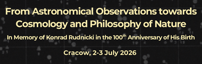  From Astronomical Observations towards Cosmology and Philosophy of Nature, 2-3 July 2026