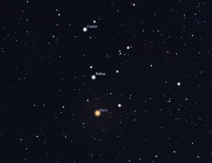 Mars w zimie 2025 r